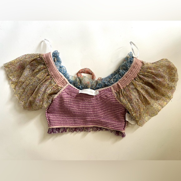 Zimmermann Carnaby Tiered Ruffle Skirt and Top 0P 1 XS S - Picture 9 of 10